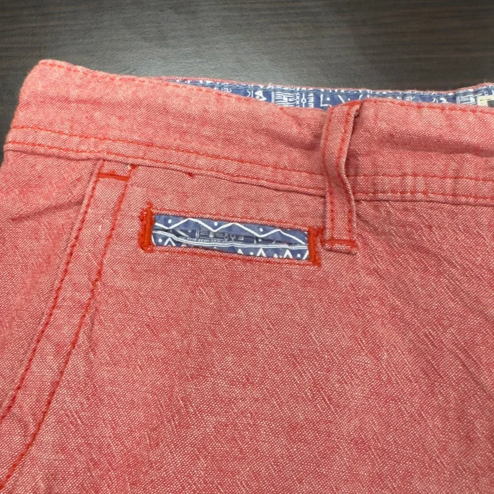 Modern Amusement Shorts Coral Red Casual Walk Shorts Mens Size‎ 34 Iconix